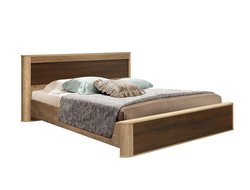 Спальня ФАНТАЗИЯ - Кровать с ортопедическим основанием 34.25 Дуб Каньон/Дуб Кальяри