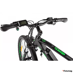 Электровелосипед Eltreco XT 850 Pro серо-зеленый