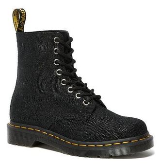 Ботинки Dr. Martens 1460 Glitter черные мужские