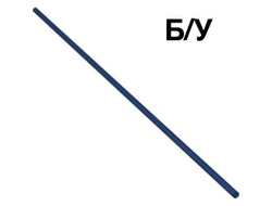 ! Б/У - Hose, Rigid 3mm D. 34L / 27.2cm, Dark Blue (75c34 6227567) - Б/У
