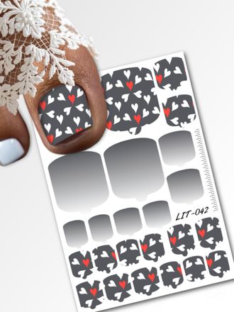 Мини пленки для педикюра LIT-042