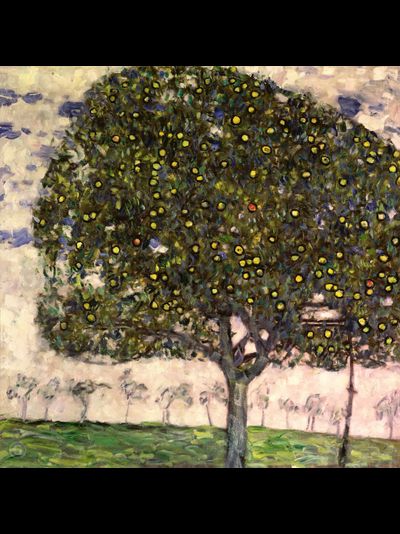Купить греющую картину с фото репродукции Густава Климта Яблоня II