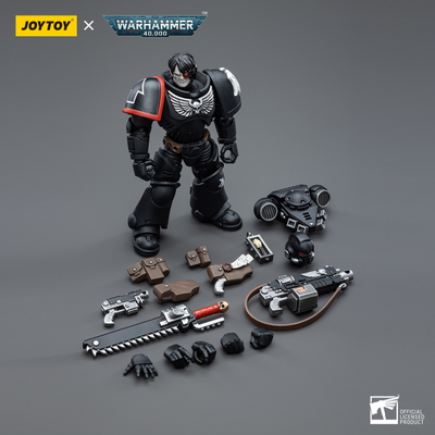 Интерцессор Гвардии Ворона (Warhammer 40k) - КОЛЛЕКЦИОННАЯ ФИГУРКА 1/18 Raven Guard Intercessors Brother Nax (JT4607) - JOYTOY