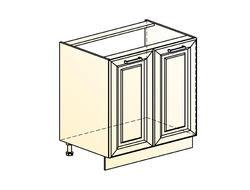 Кухонный Шкаф "АТЛАНТА" "ШКАФ РАБОЧИЙ L800 (2 ДВ. ГЛ.)" (ЭМАЛЬ)