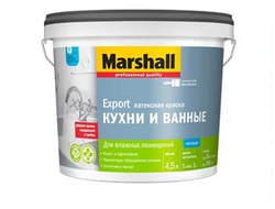 Marshall Для Кухни и Ванной краска водно-дисперсионная для стен и потолков повышенной влагостойкости матовая