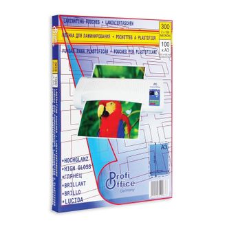 Пленка для ламинирования ProfiOffice А3, 150мкм 100 штук в упаковке