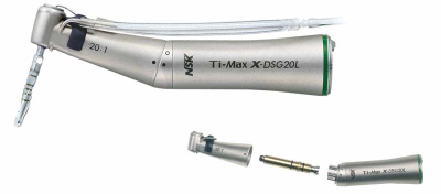 Ti-Max X-DSG20L наконечник угловой 20:1 разборный хирургический с подсветкой, с внешним и внутренним охлаждением NSK Nakanishi Inc. (Япония)
