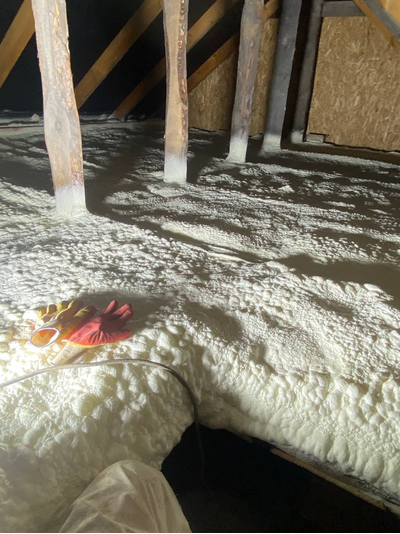 Утепление чердачного перекрытия пенополиуретаном