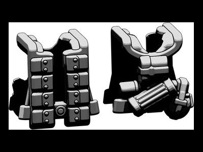 BrickArms German Paratrooper Vest - Black | Жилет немецкого парашютиста (черный)