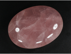 Кварц розовый, полировка плоская, Мадагаскар (60*45*18 мм, 84 г) №35561