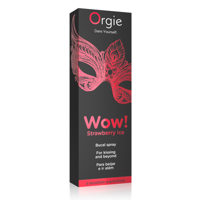 51935 Стимулирующий оральный спрей Orgie Wow! Strawberry Ice Bucal Spray, 10 мл