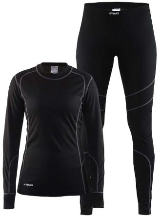 Комплект термобелья CRAFT BASELAYER женский  1905331/999985 (Размеры: 4-S; 5-M; 6-L)