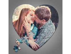 Пазл сердцем магнитный