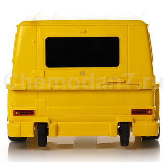 Детский чемодан машина Мерседес (Mercedes Benz) жёлтый
