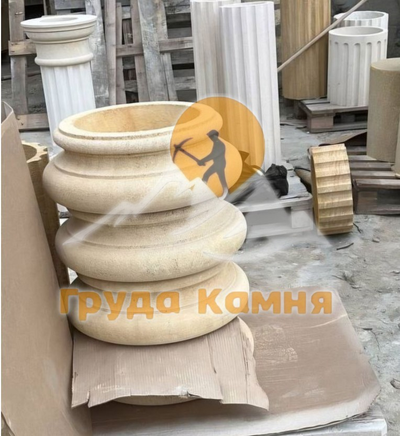 Капитель на колонну, нижняя часть