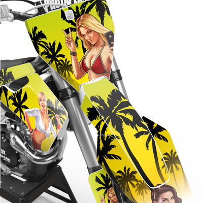 Наклейки на мотоцикл GR7 ГР7/ HUSQVARNA TE FE TX 2017-2019,  TC FC FS 2017-2018 #5725-5