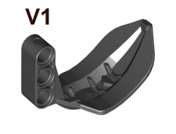 Technic Grabber Arm Claw / Hook  with 3L Liftarm Thick Type 1, Black (11953 / 6022769)