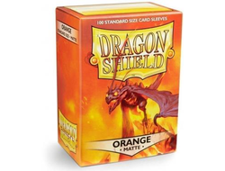 Протекторы Dragon Shield матовые оранжевые (100 шт.)