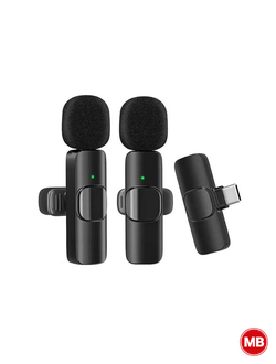 Микрофон петличный беспроводной (2 шт.)