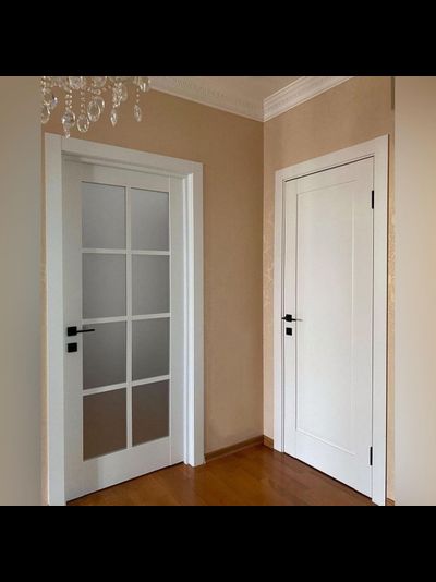 ЛАЙНДОР. ЛОНДОН 1. АЛЯСКА (БЕЛЫЙ МАТОВЫЙ), ПОЛОТНО ОСТЕКЛЕННОЕ