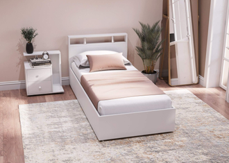 Кровать Camellia Premium 160 на 200 (Белый)