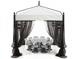 Шатер металлический с лампами Sole