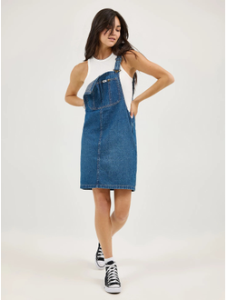 Платье-комбинезон Lee® Women's Loose Bib Denim Overall Dress