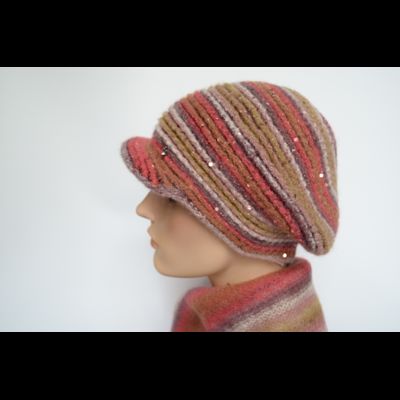 Vizio Италия 8013 W кепка бордовая фото