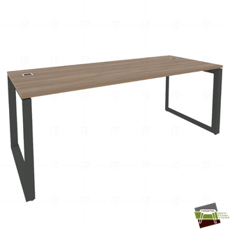 Onix Direct Стол рабочий руководителя на О-образном м/к O.MO-SRR-6.8 Дуб Аризона/Металл Антрацит 198