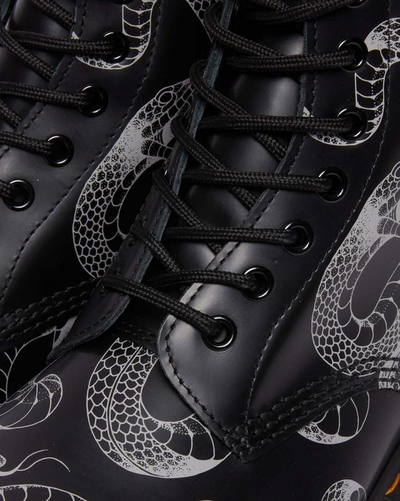 Ботинки Dr Martens 460 Serpent Print Black