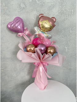 Букет из шаров на выписку Фея