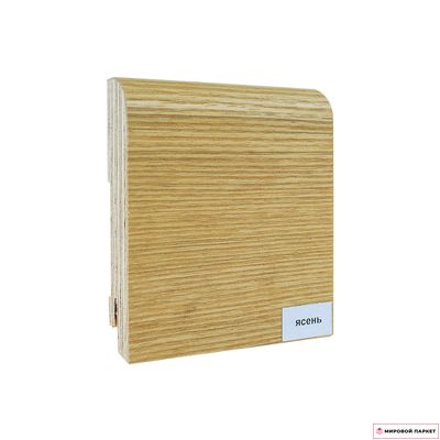 Плинтус Finitura dekor Ясень R9 шпон 120х30х2400