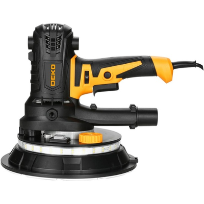 Шлифмашина эксцентриковая сетевая DEKO для стен и потолков с LED подсветкой