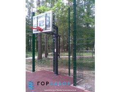 Установка калитки из 2Д панелей с бетонированием столбов от завода