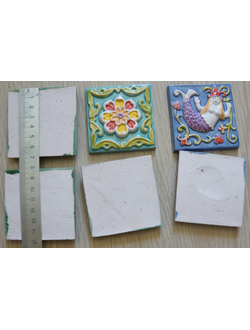 Изразцовая плитка "Мифические знаки" (малые)