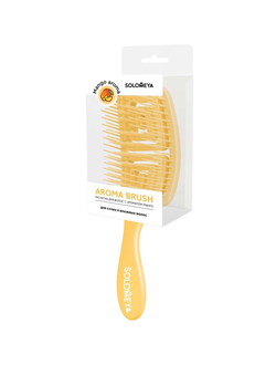 Расческа-гребень для волос с ароматом манго SOLOMEYA Aroma Detangling Hair Comb Mango (1 шт)
