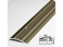 Порог разноуровневый Лука ПР 02.2700.04л Бронза