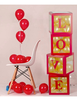 Коробочка с шарами love