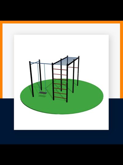 Спортивная площадка Workout w09.2 + качель