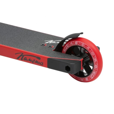Самокат Комета Мираж чёрно-красный колесо