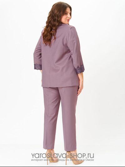 Женский классический костюм в цвете "пыльная роза"