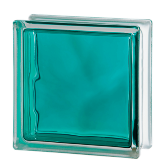 Cтеклоблок Vetroarredo BRILLY TURQUOISE 1919/8 WAVE (Италия)