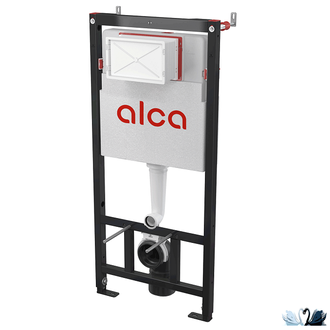 Унитаз с инсталляцией подвесной Sanita Lux Attica в комплекте с AlcaPlast AM101/1120-3:1 RU M71-0001
