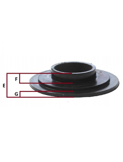 Втулка пластмассовая для катка SPI 04-116-48