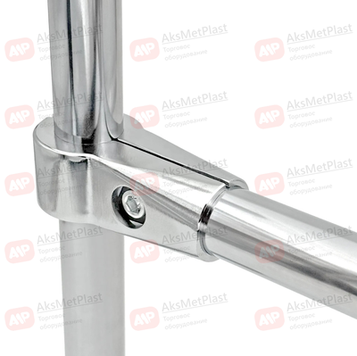 UNO-21 Соединитель 2-х труб Т-образный усиленный системы Joker-Uno d=25 мм, цвет: хром