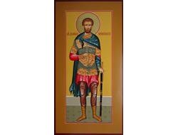 Дионисий (Денис) Фракийский, Святой мученик. Рукописная мерная икона.