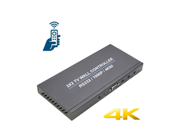 DE/VT-VWUHD1 (RS-232) Контроллер видеостены 4К 2x2 с поддержкой управления по RS-232, пульт управления