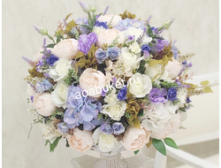 Декоративная композиция из искусственных цветов Альберта благородная № КВВ013/Купить на АОАБУКЕТ