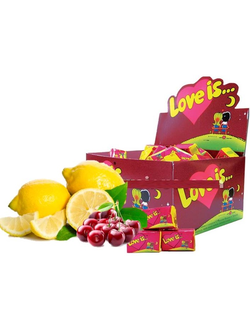 Жевательная резинка LOVE IS  Вишня Лимон