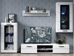 Гостиная Рио-1, белый глянец